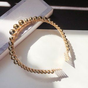 NEW Gold Balls Hairband